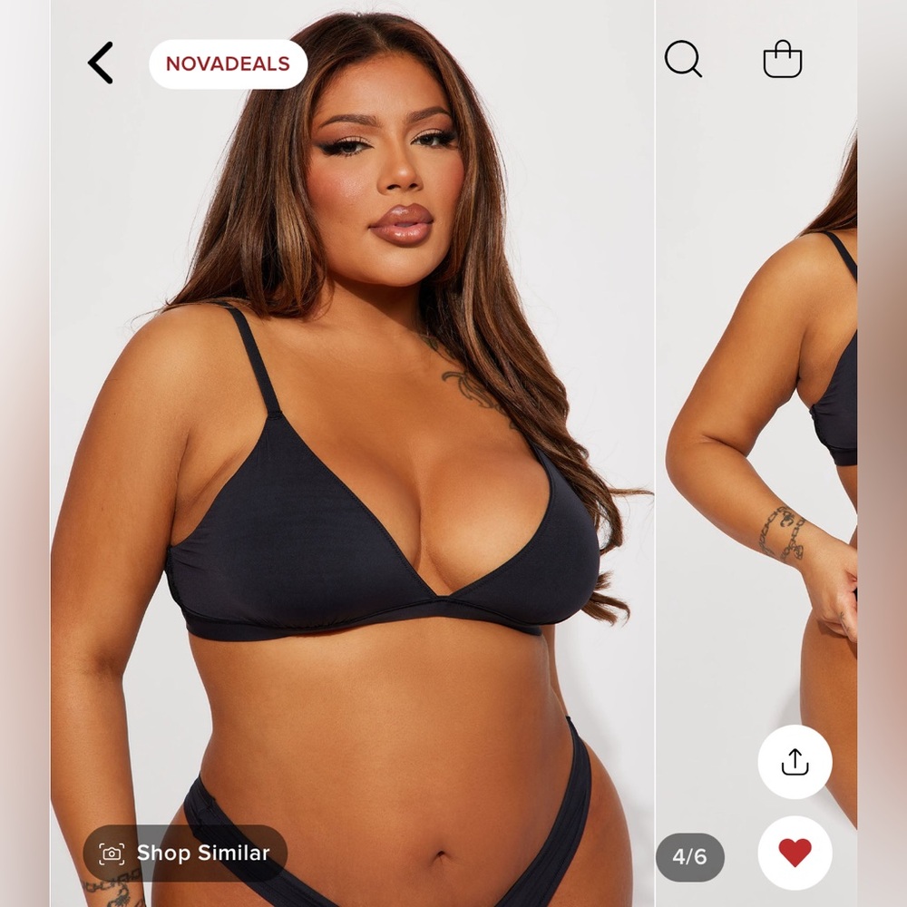 Black bralette